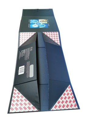 Flap Lid Packaging Cardboard Bespoke Custom Folding Boxes Magnetic Closure Gift Box