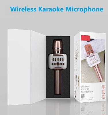 Premium Custom Handmade Paper Rigid Box For Wireless Karaoke Microphone