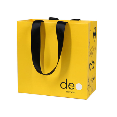 handmade flashing Jewerly gift screen printing Paper shopping Bag