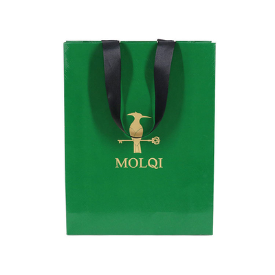 handmade flashing Jewerly gift screen printing Paper shopping Bag
