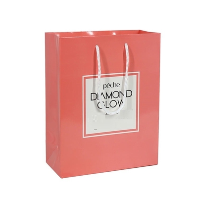 Heavy-duty Recyclable Paper Bags with Your Logo for Gift Shopping
