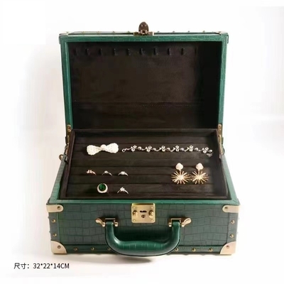 Alligator Pattern Hand Made LV Style Personalised Custom Made Paper Jewelry Box
