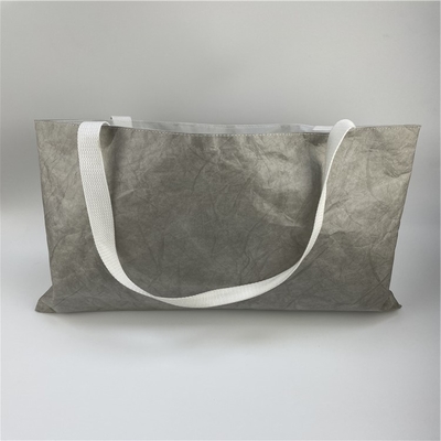 Vintage Dupont Paper Handbag Customized With Colorful LOGO Tyvek Non-Tearable And Washable