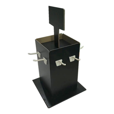 Customizable Eye-Catching With Hooks For Display Foldable Four-Sided Stand