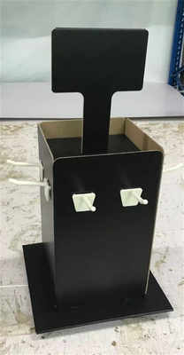 Customizable Eye-Catching With Hooks For Display Foldable Four-Sided Stand